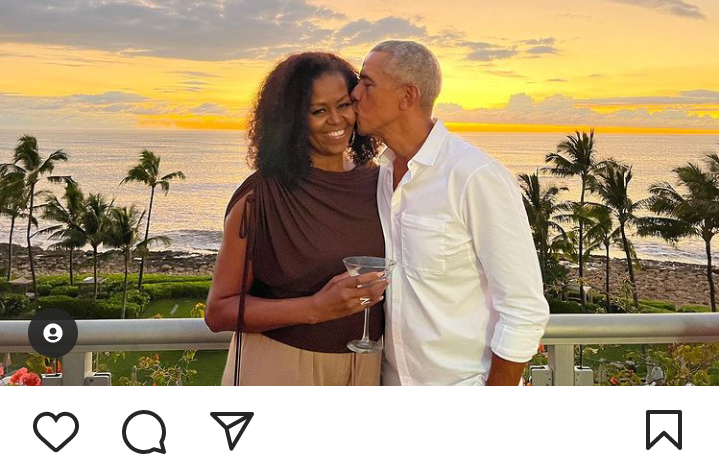 باراك أوباما يحتفل بذكرى ميلاد زوجته ميشيل ال58