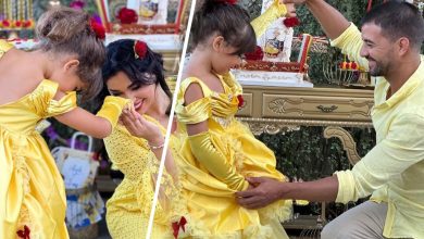 “صور”عمر لطفي وفرح الفاسي يحتفلان بعيد ميلاد ابنتهما الوحيدة